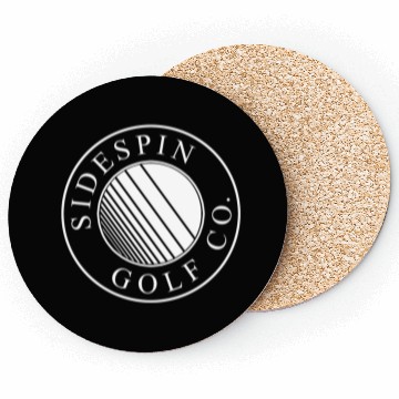 Discover Sidespin Golf Co. Coasters