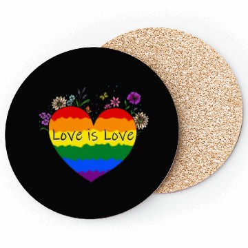 Discover Love is Love Coasters