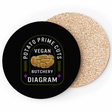 Discover Potato Vegetable Coasters, Potato Prime Cuts Vegan