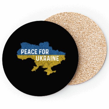 Discover Peace for Ukraine Peacemaker Gift Coasters