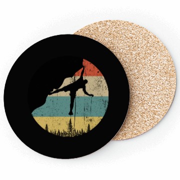 Discover Rock climbing mountain climber Coasters
