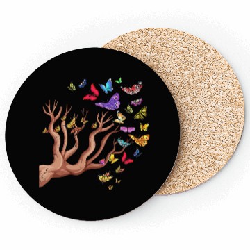 Discover Monarch Butterflies Nature Butterfly Coasters