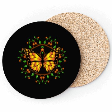 Discover Monarch Butterfly Save our butterflies Coasters