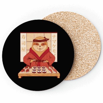 Discover Sloth eating sushi Coasters