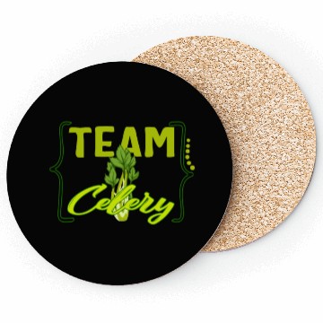 Discover Celery Vegetable Coasters, Team Celery Coasters,