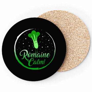 Discover Lettuce Vegetable Coasters, Romaine Calm Coasters,
