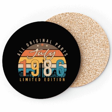 Discover 1986 July Limited Edition Coasters