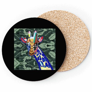 Discover The blue giraffe Coasters