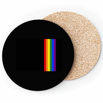 Discover Rainbow Pride LGBT Stripe Coasters