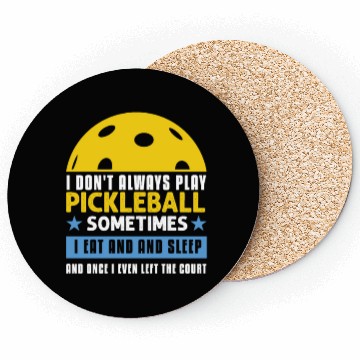 Discover Pickleball Lovers Funny Pickleball Coasters