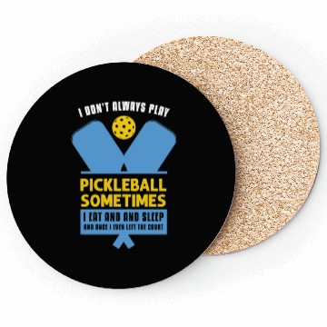 Discover Pickleball Lovers Funny Pickleball Coasters