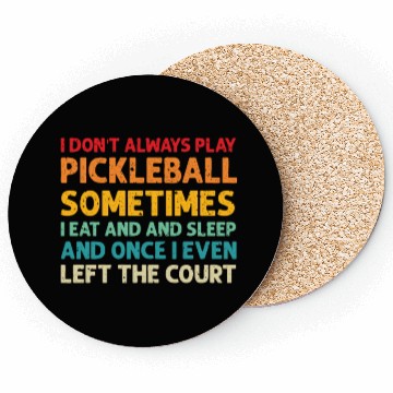 Discover Pickleball Lovers Funny Pickleball Coasters