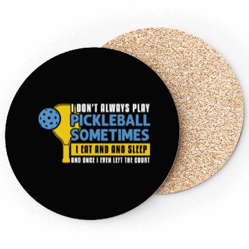 Discover Pickleball Lovers Funny Pickleball Coasters