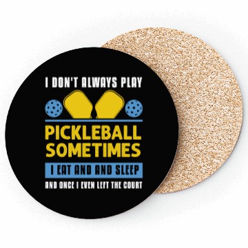 Discover Pickleball Lovers Funny Pickleball Coasters