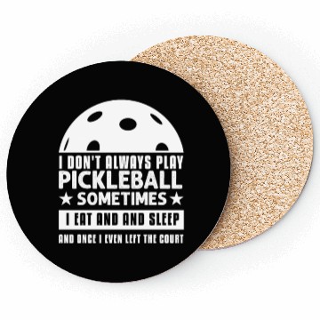 Discover Pickleball Lovers Funny Pickleball Coasters