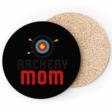 Discover Archery Bow Archer Mom Mother Coasters