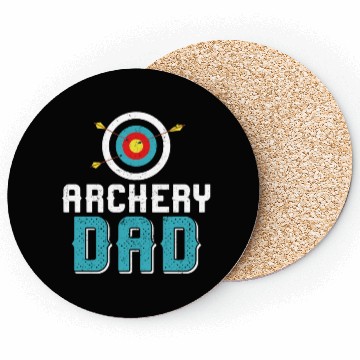 Discover Archery Bow Archer Dad Father Coasters