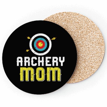 Discover Archery Bow Archer Mom Mother Coasters