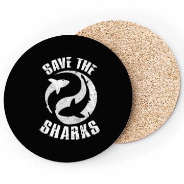 Discover Save The Sharks Protect Ocean Scuba Diving Coasters