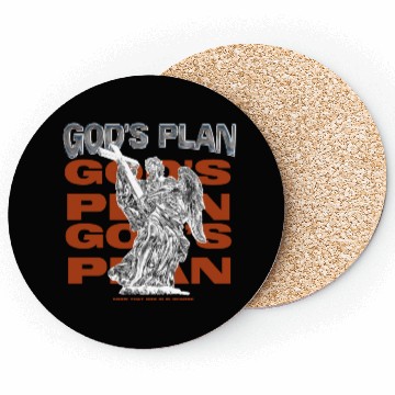 Discover Gods Plan Streetwear Design Coasters