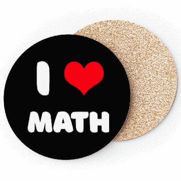 Discover I love math Coasters
