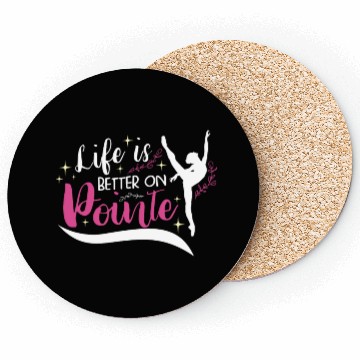 Discover Ballet Ballerina Dance Dancer Dancing Ballet Gift Coasters