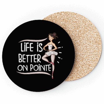 Discover Ballet Ballerina Dance Dancer Dancing Ballet Gift Coasters