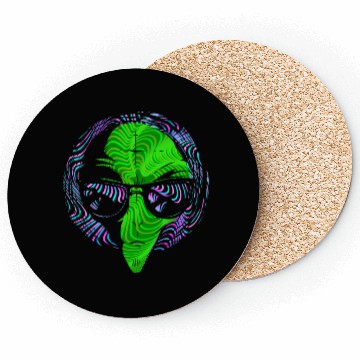 Discover Alien Gift Extraterrestrial UFO AREA 51 Sci-fi Coasters