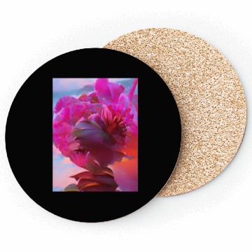 Discover Abstract Flower Coasters