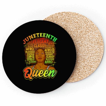 Discover Juneteenth Black History Day Pride Gift Coasters