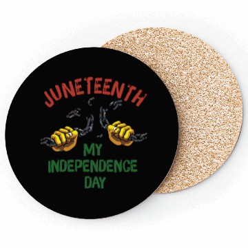 Discover Juneteenth Black History Day Pride Gift Coasters