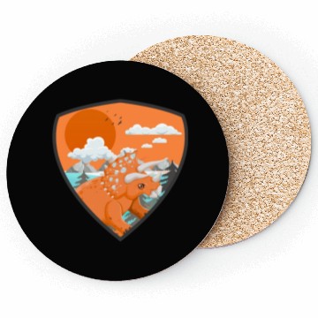 Discover triceratops predators in mountains Coasters