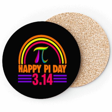 Discover happty pi day Coasters