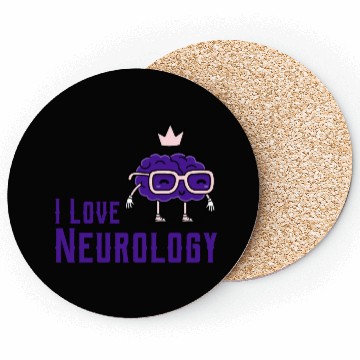 Discover I love neurology-Unique neurology designs Coasters