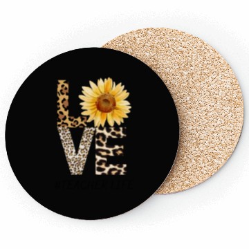 Discover Love Teacher Life Coasters