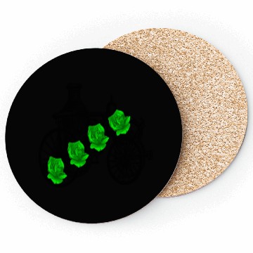 Discover Green roses Steam machine Coasters