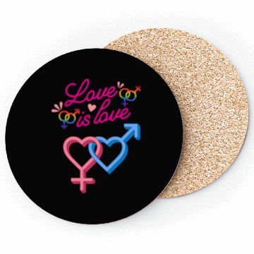 Discover Love is Love Coasters