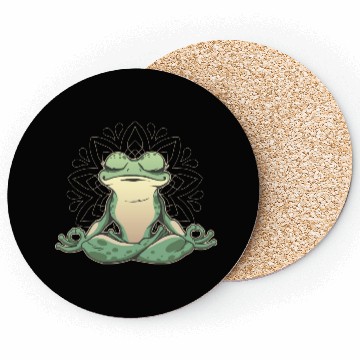 Discover Frog Making Yoga Coasters