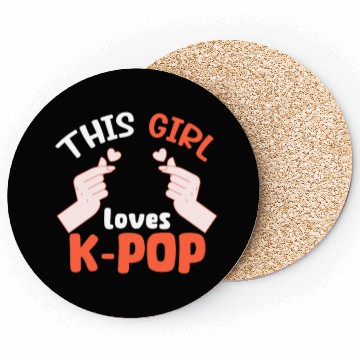 Discover This Girl Loves K-Pop Coasters