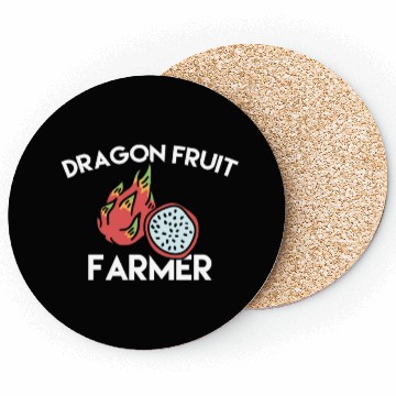 Discover Dragon Fruit Farmer Coasters