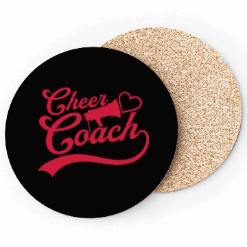 Discover love cheer coach megaphone Coasters