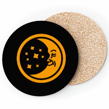 Discover Happy Moon Coasters