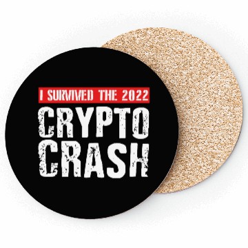 Discover I SURVIVED THE 2022 CRYPTO CRASH RETRO Coasters