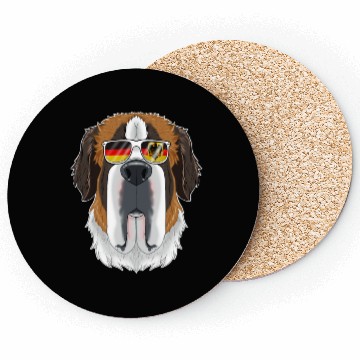 Discover Saint Bernard Germany Sunglasses I German Flag Coasters
