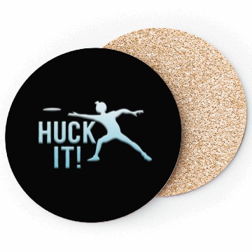 Discover Huck It Coasters Ultimate Frisbee Flying Disc Golf