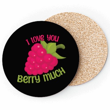 Discover I Love You BERRY Much Coasters