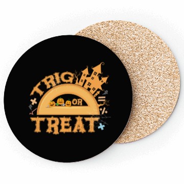 Discover Halloween Math Lovers Student Trick Or Treat Coasters
