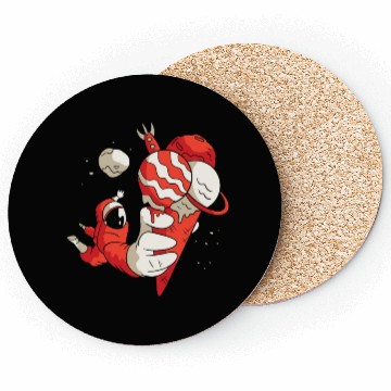 Discover Astronaut With Ice cream Coasters