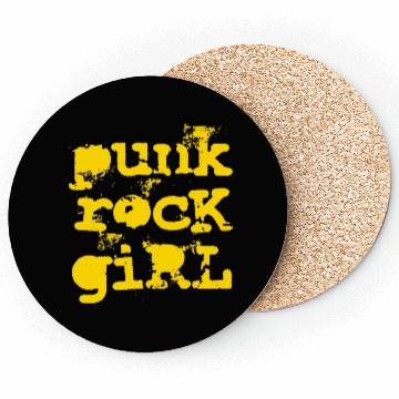 Discover Punk Rock Girl Coasters