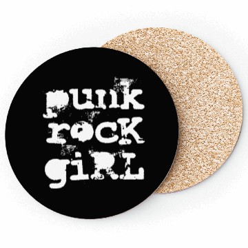 Discover Punk Rock Girl Coasters